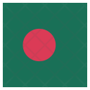 پیش‌نمایش فایل bangladesh-44 از پک پرچم کشور به صورت مربع رنگی