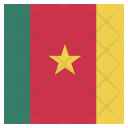 پیش‌نمایش فایل cameroon-49 از پک پرچم کشور به صورت مربع رنگی