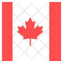 پیش‌نمایش فایل canada-53 از پک پرچم کشور به صورت مربع رنگی