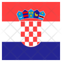 پیش‌نمایش فایل croatia-13 از پک پرچم کشور به صورت مربع رنگی