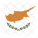 پیش‌نمایش فایل cyprus-43 از پک پرچم کشور به صورت مربع رنگی