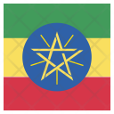 پیش‌نمایش فایل ethiopia-50 از پک پرچم کشور به صورت مربع رنگی