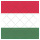 پیش‌نمایش فایل hungary-43 از پک پرچم کشور به صورت مربع رنگی