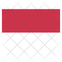 پیش‌نمایش فایل indonesia-45 از پک پرچم کشور به صورت مربع رنگی