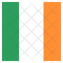 پیش‌نمایش فایل ireland-39 از پک پرچم کشور به صورت مربع رنگی