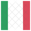 پیش‌نمایش فایل italyl-5 از پک پرچم کشور به صورت مربع رنگی