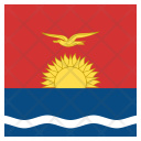 پیش‌نمایش فایل kiribati-38 از پک پرچم کشور به صورت مربع رنگی