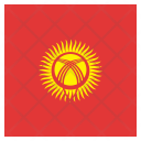 پیش‌نمایش فایل kyrgyzstan-39 از پک پرچم کشور به صورت مربع رنگی