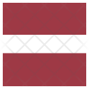 پیش‌نمایش فایل latvia-69 از پک پرچم کشور به صورت مربع رنگی
