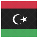 پیش‌نمایش فایل libya-49 از پک پرچم کشور به صورت مربع رنگی