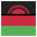 پیش‌نمایش فایل malawi-50 از پک پرچم کشور به صورت مربع رنگی