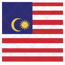 پیش‌نمایش فایل malaysia-45 از پک پرچم کشور به صورت مربع رنگی
