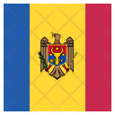 پیش‌نمایش فایل moldova-12 از پک پرچم کشور به صورت مربع رنگی