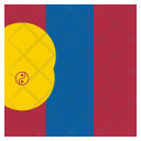 پیش‌نمایش فایل mongolia-44 از پک پرچم کشور به صورت مربع رنگی