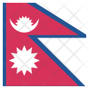 پیش‌نمایش فایل nepal-43 از پک پرچم کشور به صورت مربع رنگی