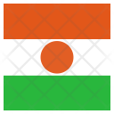 پیش‌نمایش فایل niger-45 از پک پرچم کشور به صورت مربع رنگی