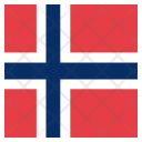 پیش‌نمایش فایل norway-42 از پک پرچم کشور به صورت مربع رنگی