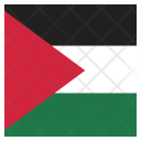 پیش‌نمایش فایل palestine-40 از پک پرچم کشور به صورت مربع رنگی