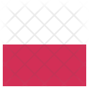 پیش‌نمایش فایل poland-41 از پک پرچم کشور به صورت مربع رنگی