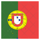 پیش‌نمایش فایل portugal-18 از پک پرچم کشور به صورت مربع رنگی