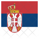 پیش‌نمایش فایل serbia-17 از پک پرچم کشور به صورت مربع رنگی