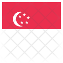 پیش‌نمایش فایل singapore-46 از پک پرچم کشور به صورت مربع رنگی