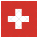 پیش‌نمایش فایل switzerland-18 از پک پرچم کشور به صورت مربع رنگی