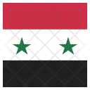 پیش‌نمایش فایل syria-43 از پک پرچم کشور به صورت مربع رنگی