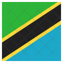 پیش‌نمایش فایل tanzania-46 از پک پرچم کشور به صورت مربع رنگی