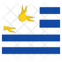 پیش‌نمایش فایل uruguay-39 از پک پرچم کشور به صورت مربع رنگی