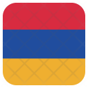 پیش‌نمایش فایل armenia-48 از پک رنگ مربعی پرچم کشور