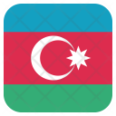 پیش‌نمایش فایل azerbaijan-43 از پک رنگ مربعی پرچم کشور