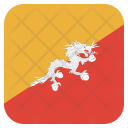پیش‌نمایش فایل bhutan-16 از پک رنگ مربعی پرچم کشور