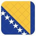 پیش‌نمایش فایل bosnia-48 از پک رنگ مربعی پرچم کشور
