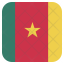 پیش‌نمایش فایل cameroon-50 از پک رنگ مربعی پرچم کشور