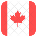پیش‌نمایش فایل canada-54 از پک رنگ مربعی پرچم کشور