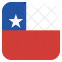 پیش‌نمایش فایل chile-44 از پک رنگ مربعی پرچم کشور