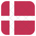 پیش‌نمایش فایل denmark-43 از پک رنگ مربعی پرچم کشور