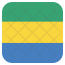 پیش‌نمایش فایل gabon-50 از پک رنگ مربعی پرچم کشور