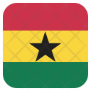 پیش‌نمایش فایل ghana-54 از پک رنگ مربعی پرچم کشور