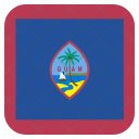 پیش‌نمایش فایل guam-13 از پک رنگ مربعی پرچم کشور