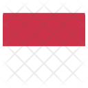 پیش‌نمایش فایل indonesia-46 از پک رنگ مربعی پرچم کشور