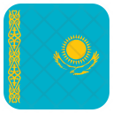 پیش‌نمایش فایل kazakhstan-19 از پک رنگ مربعی پرچم کشور