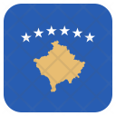 پیش‌نمایش فایل kosovo-40 از پک رنگ مربعی پرچم کشور