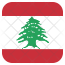 پیش‌نمایش فایل lebanon-44 از پک رنگ مربعی پرچم کشور