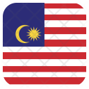 پیش‌نمایش فایل malaysia-46 از پک رنگ مربعی پرچم کشور