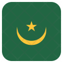 پیش‌نمایش فایل mauritania-50 از پک رنگ مربعی پرچم کشور
