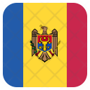 پیش‌نمایش فایل moldova-13 از پک رنگ مربعی پرچم کشور