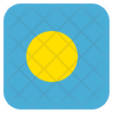 پیش‌نمایش فایل palau-38 از پک رنگ مربعی پرچم کشور