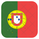 پیش‌نمایش فایل portugal-19 از پک رنگ مربعی پرچم کشور
